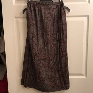 Dark paisley skirt